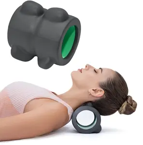 Massage Roller for Neck & Headache Relief – Rejuvenate Body, Spinal Care & Tension Through Thumb Pressure Release | High-Density Foam for Physical Therapy, 500lbs Capacity, 4" Mint ,stress  relief  products