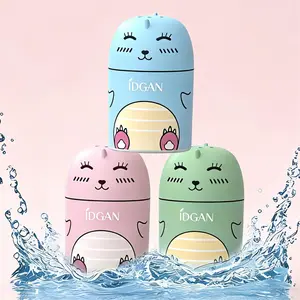 IDGAN Cute Magic Cleaner for Toilet Tank Automatic Cleaning Odor Removal Fun Unique Present Idea 90 Days Effect Ocean Jasmine Peach Scents Three Color Set