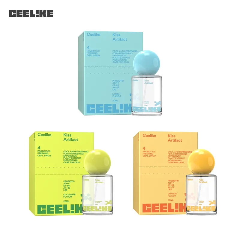 CEELIKE Oral Spray, 3-Pack Set, Freshens Breath, Available in Five Flavors CEELIKE Oral Spray, 3-Pack Set, Freshens Breath, Available in Five Flavors