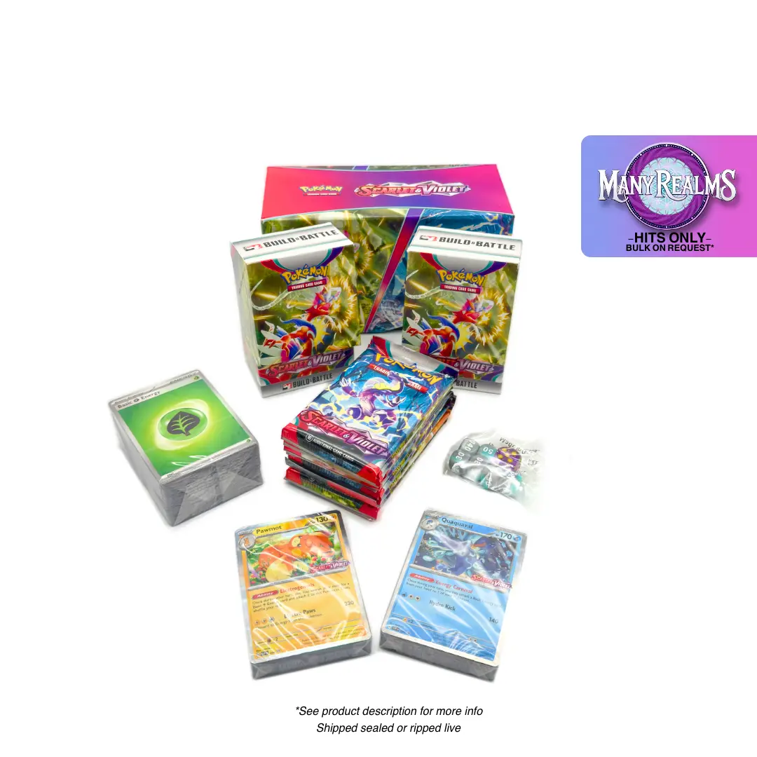 SV Base Stadium "ETB" Bundle - Build and Battle 11 Pack Bundle & Stamp Promos Scarlet Violet