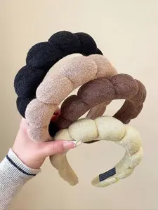 1pc women's fashionable cloud headband, Adjustable Headband, Knotted Headband, versatile and elegant in Melard color scheme, suitable for daily wear, leisure, parties, commuting, vacation, ponytail, hair bun, face washing, makeup, clothing accessories