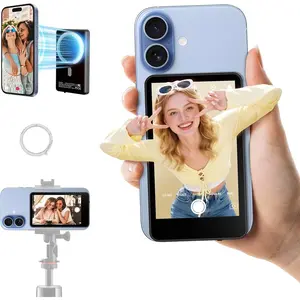 M4 Selfie  Screen for  17 Series & Android, 4K   Camera  164FT  Control, Vlog Screen for Live Streaming & Video Recording