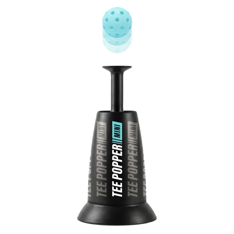 BANDIT SPORTS Mini Tee Popper Portable Baseball Hitting Training Aid for Solo Drills, Enhances Hand-Eye Coordination & Hitting Accuracy, Mimics Real Game Timing, 40-Inch Ball Pop