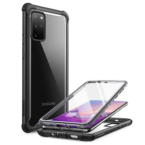 i-Blason CASE For Samsung Galaxy S9+ Plus / S9 / S8 / S20 5G / S20+ Plus / Note9 / J7 2018 / J7 2017 / A72 / A71 5G / A52 / S21 FE 5G / S20 FE 5G,ual Layer Rugged Clear Bumper Case with Built-in Screen Protector