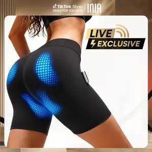 【LIVE EXCLUSIVE】INIA CURVIFY EMS Booty Lift & Sculpting Shorts: 4-Mode Microcurrent for Glute Sculpting & Pelvic Floor Support (Visible Results in 2-4 Wks),Summer Beauty Gift Ideas