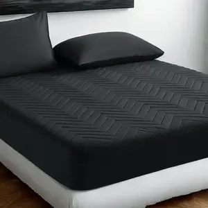Stain-Resistant,Fitted,Sheet,New juhoon bedsheets, Linens > Sheets & Pillowcases Silky,Satin,Cooling,Bed,Sheet,Set
