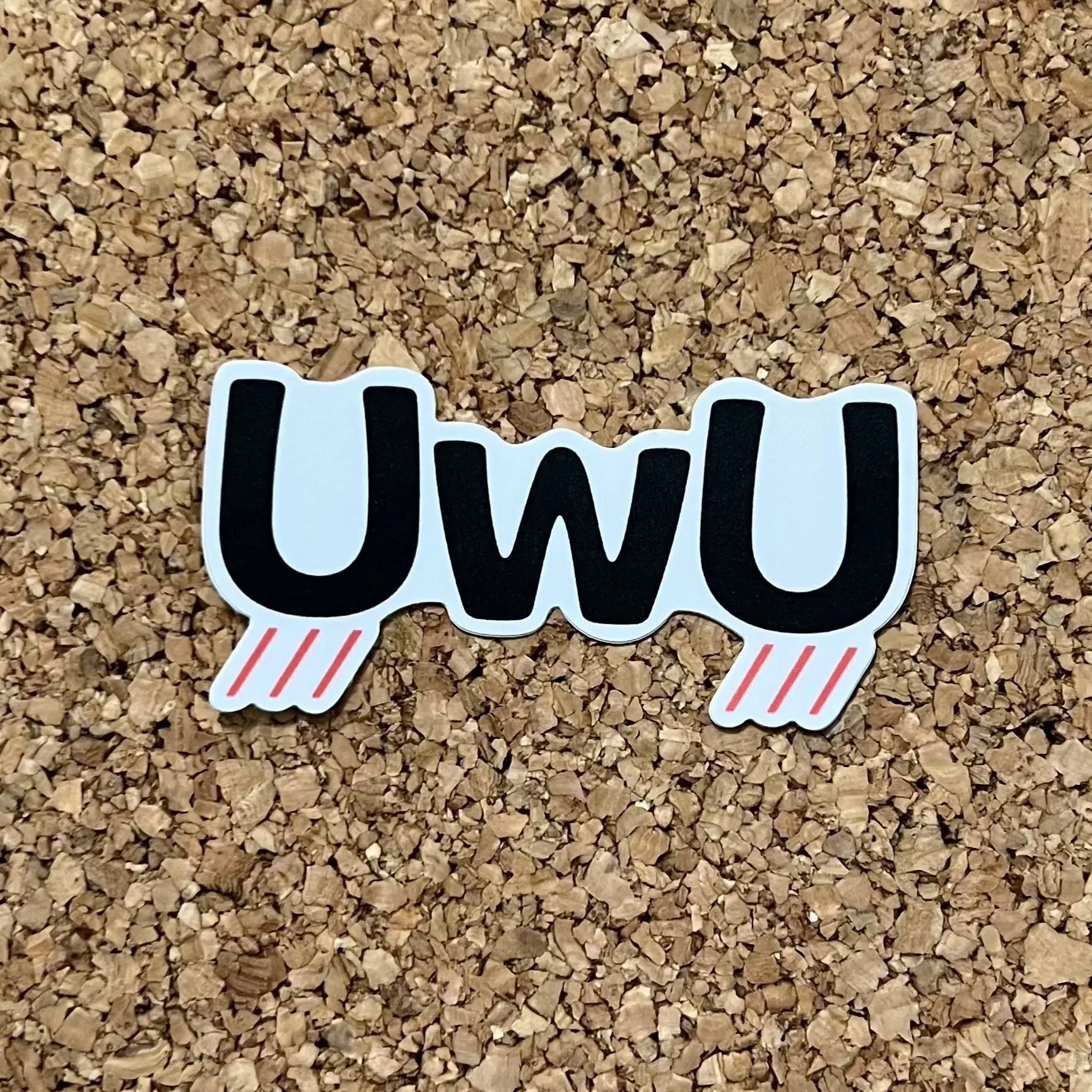 UwU Anime Sticker - 2.5" Cute Anime Nerd Sticker for Laptops Water Bottles Notebooks and More Perfect for Adding Cuteness to Tech and Everyday Items