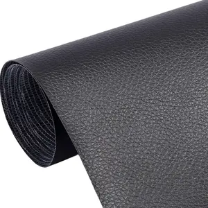 20*54/4*63 Inch Self-Adhesive Leather Sticker Patch Cuttable Sofa Repair,Litchi Grain /Fine Grain，PVC Leatherette Waterproof Upholstery Fabric,Leather Stickers Self Adhesiveleather Repair Patch,for Car Seat, Couch, Chair