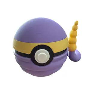 Ekans - Inspired 3D Printed Poke Ball Collectible
