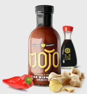Blonde Beard's Dojo Asian Grilling Cooking Dipping Hot Sauce Asian Wing Sauce Chicken Wing Sauce