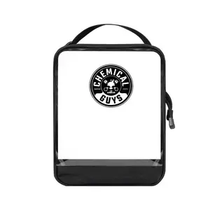 Chemical Guys Clear Carry Zippered Storage Bag – Clear Travel Organizer for Detailing & Trunk Storage