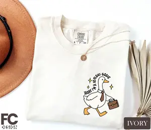 Today I'm A Serious Goose Shirt, Funny Goose Tee, Silly Goose Sweatshirt, Goose Lover Sweater, Funny Meme Tee, Comfort Colors T-Shirt