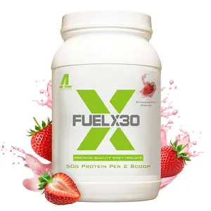 Atomic Fuel X30 Whey Protein Isolate – 50g Protein Per 2 Scoops – No Added Sugar, Gluten-Free, Lactose-Free – 1.78 lb (35 Servings)