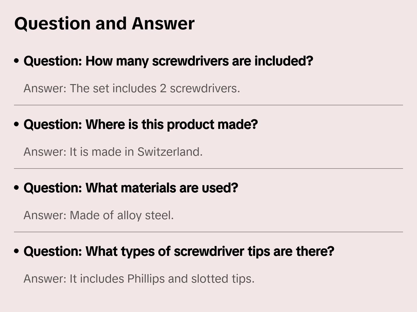 PB Swiss Tools PB 8260.CN SwissGrip Screwdriver Set, 2-Component, 2pcs