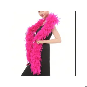 Costume , Party For - 2 , 100 Gram Chandelle Feather Boa Yard Long Great Wedding ,