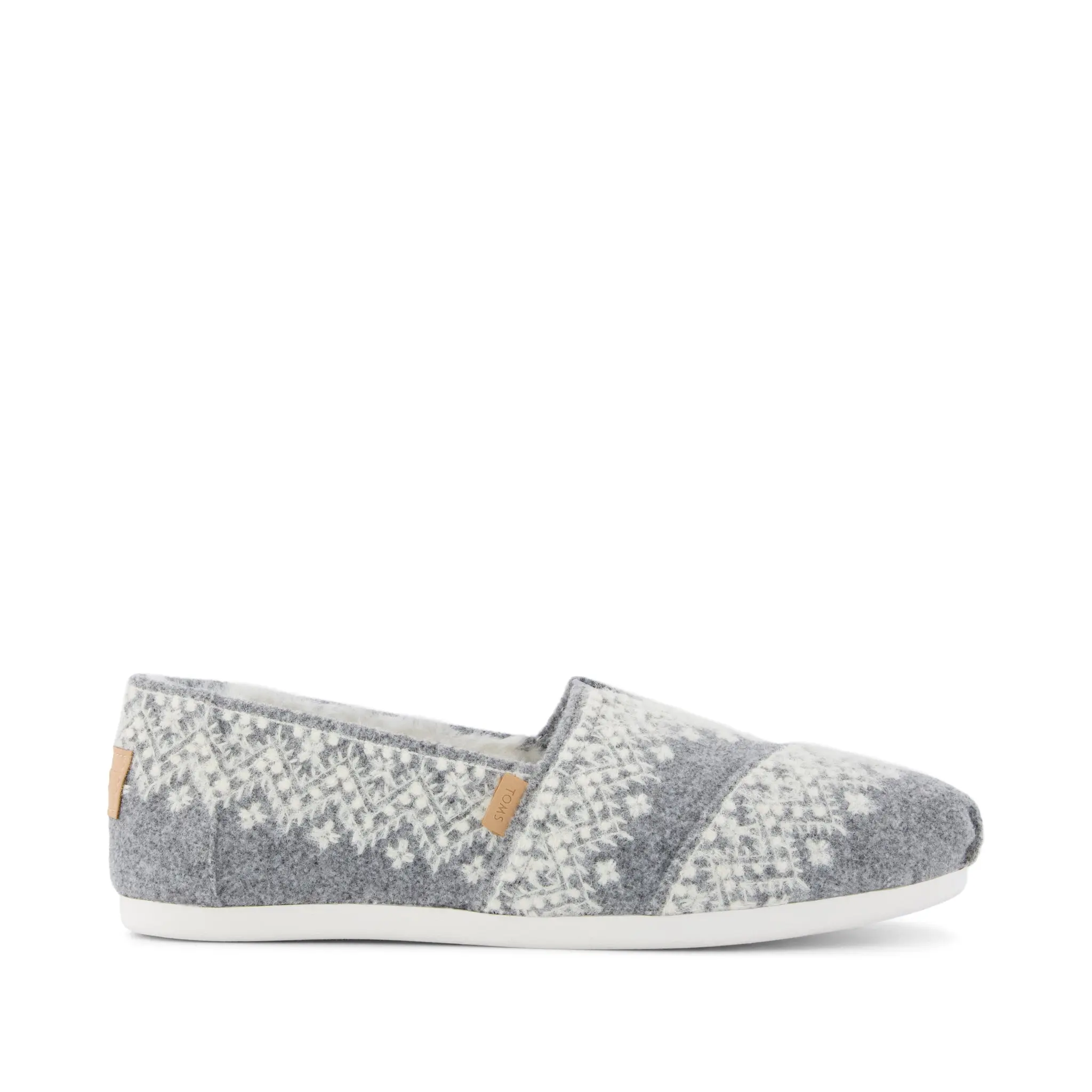 Womens Alpargata Classic Fuzzy Fair Isle