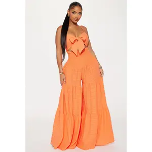Montego Bay Jumpsuit - Orange