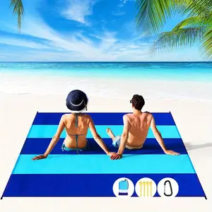 Foldable beach picnic mat, convenient outdoor picnic mat, waterproof mat suitable for outdoor camping, cycling, hiking