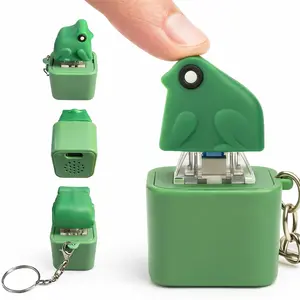 Frog Croaking Keychain,lizard,Coquí Realistic SoundFidget Toy , Durable ABS Build for Kids &Adults Stress Relief &FOCUS
