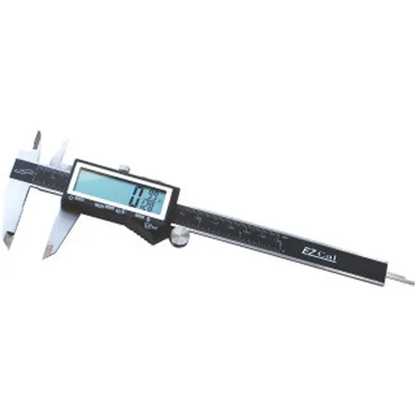 iGaging EZ Cal Electronic Calipers - 0-6 in Range, 100-333-8b Model, 120" per Second Speed, IP54 Rating, Precision Lapping Finish, Black, Ideal for Automotive Aftermarket, Woodworking