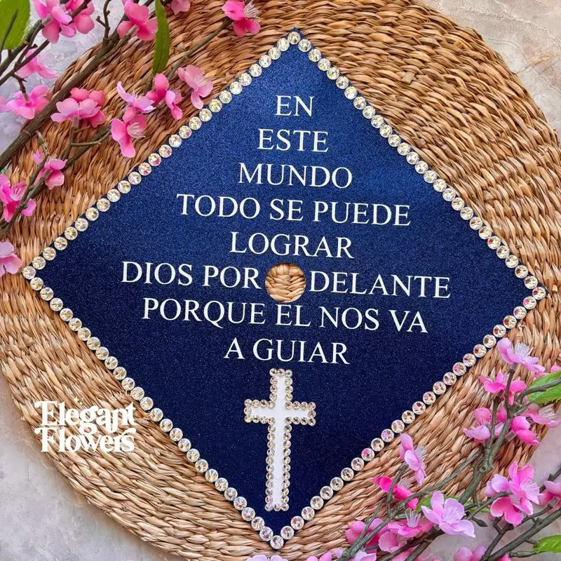 Custom Men's Graduation Cap with Customizable Message - Festive Party Hats Accessories