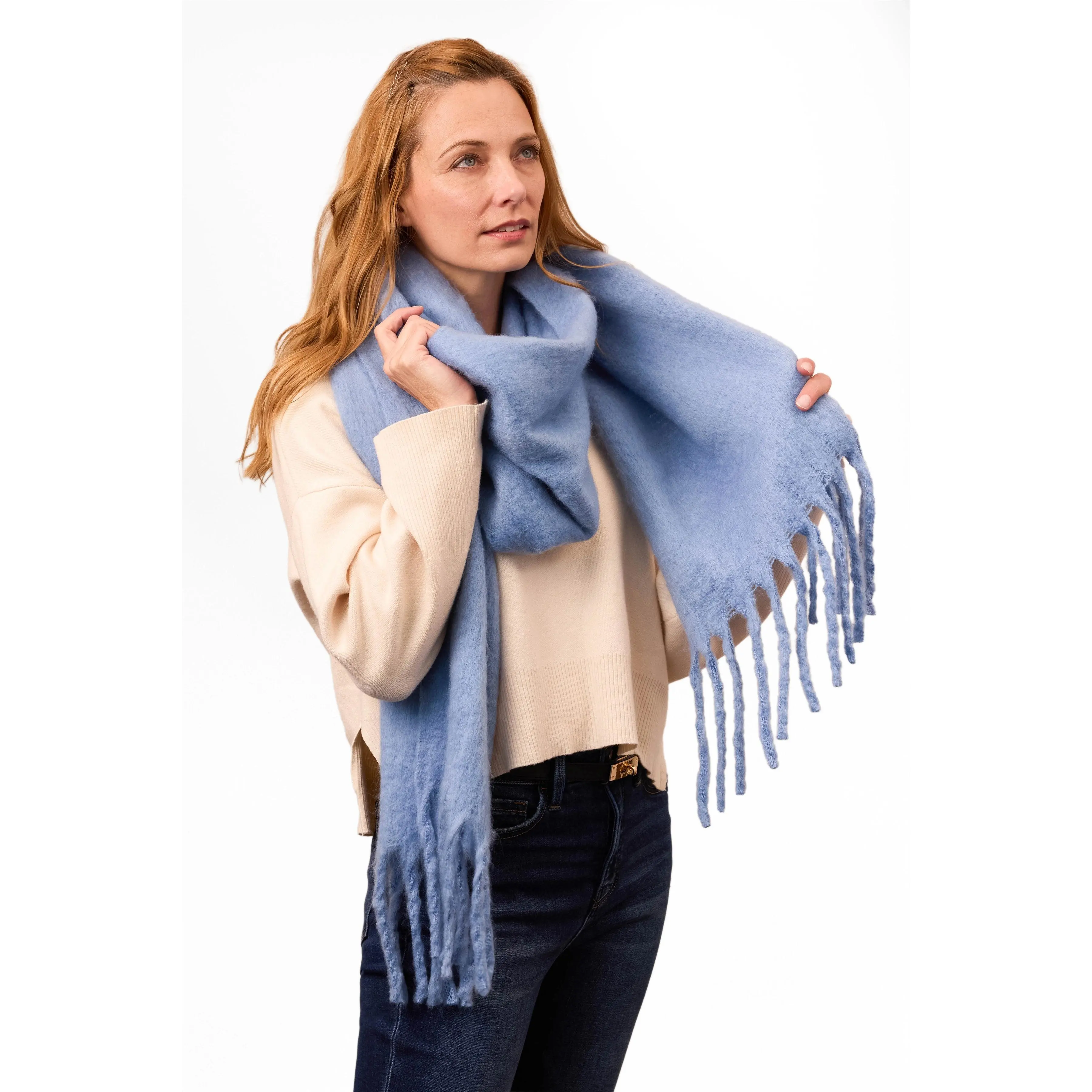 ALB Custom Women's Solid Fleece Scarf