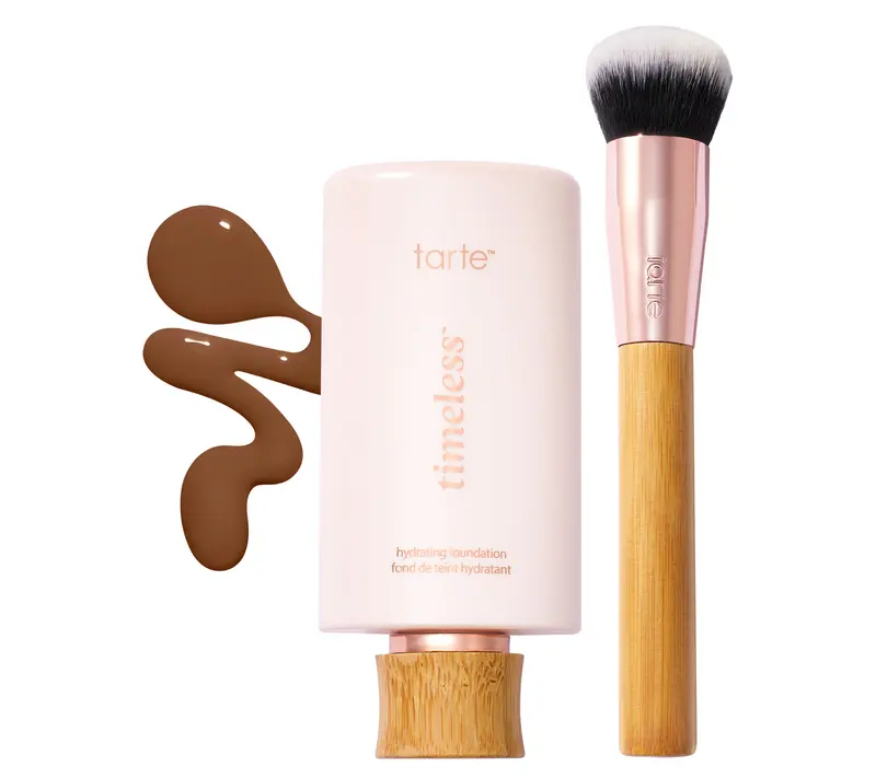 tarte timeless hydrating foundation & brush Coverage Moisturizer