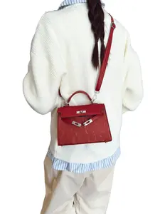 Original Custom Women's Bag 2026 New Ultra-Thin Small Tote Bag High-Quality Fashion Versatile Handbag Crossbody Bag Fashionable Handbag Handcrafted Bag