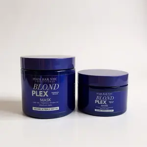 Hair Bar NYC Blond Plex Platinum System Mask - Color Safe, Paraben-Free, Weightless Formula Infused with Keratin for Blonde, Platinum or White Hair Care