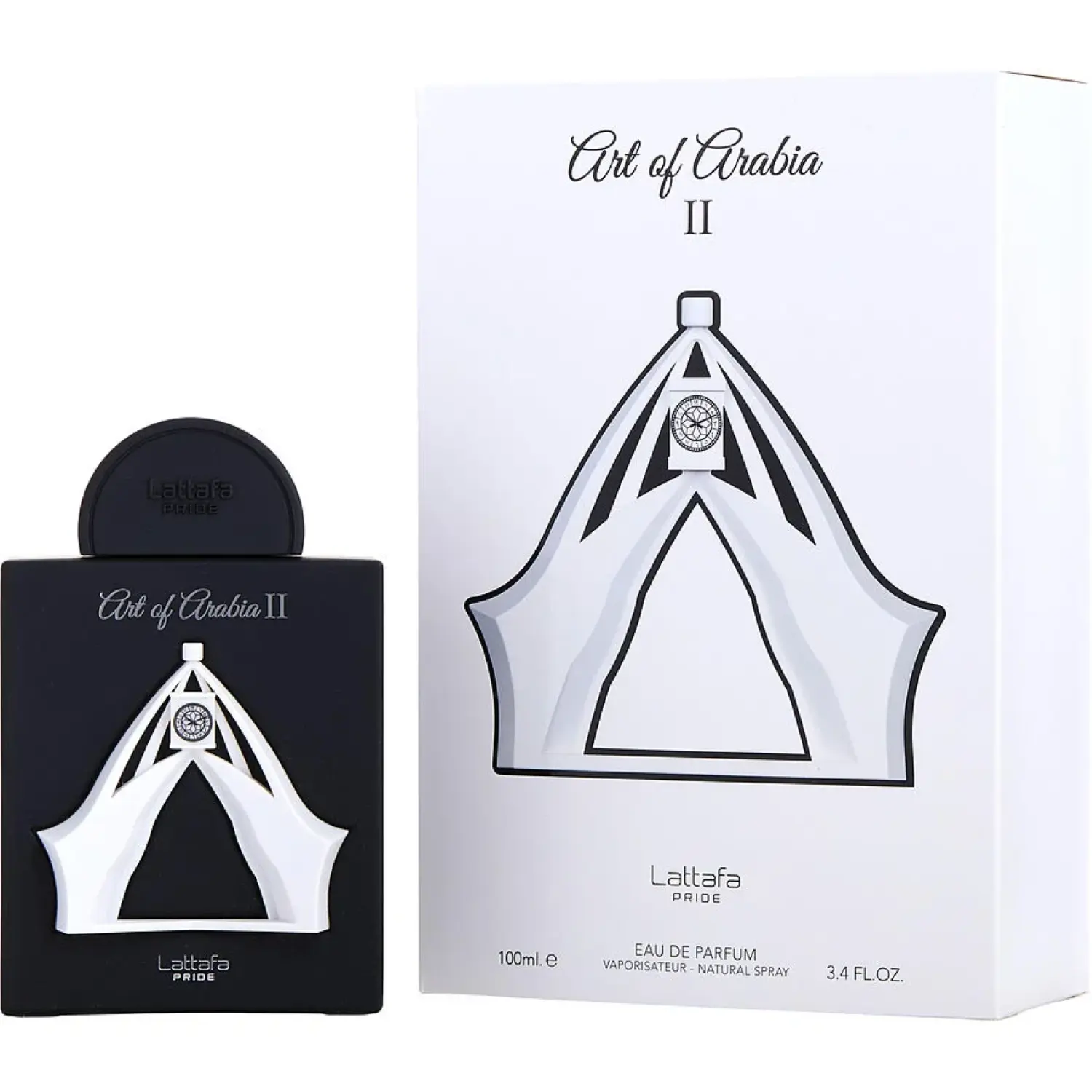 Lattafa Pride Art Of Arabia II for Unisex Eau de Parfum Spray, 3.4 Ounce