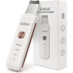 GUGUG Skin Scrubber 4-in-1 Waterproof Facial Spatula for Deep Cleansing, Blackhead Removal Tools, Pore Cleaner for Face