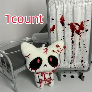 Halloween Horror Bag Charm Pendant, Bag Decoration, Perfect Gift for Friends & Family, Birthday Party Accessory, Includes Chain