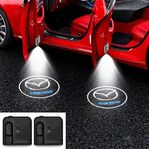 High-Definition Car Logo Projection Light, Door Welcome Lamp, LED Car Accessories, Led Car Lights for Mazda and Other Car Models