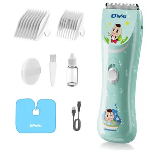 Baby Hair Clippers, Lower Noise Haircut Trimmers for Children with Autism and Sensory Sensitivity, Babies Infant Kids Waterproof Hair Cutting Kits