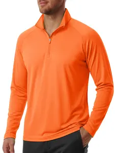 MAGCOMSEN 1/3 Pack Men's 1/4 Zip Shirt UPF 50+ Quick Dry Long Sleeve Sun Shirt for Hiking Running Rashguard Sports Clothing Summer Casual Wear Menswear