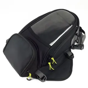 Universal Motorcycle Plastic Fuel Tank Bag, Waterproof Large Capacity, Durable and Wear-Resistant, Ideal for Motorbike Accessories