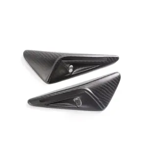 TPARTS Real Carbon Fiber Side Camera Cover for Tesla