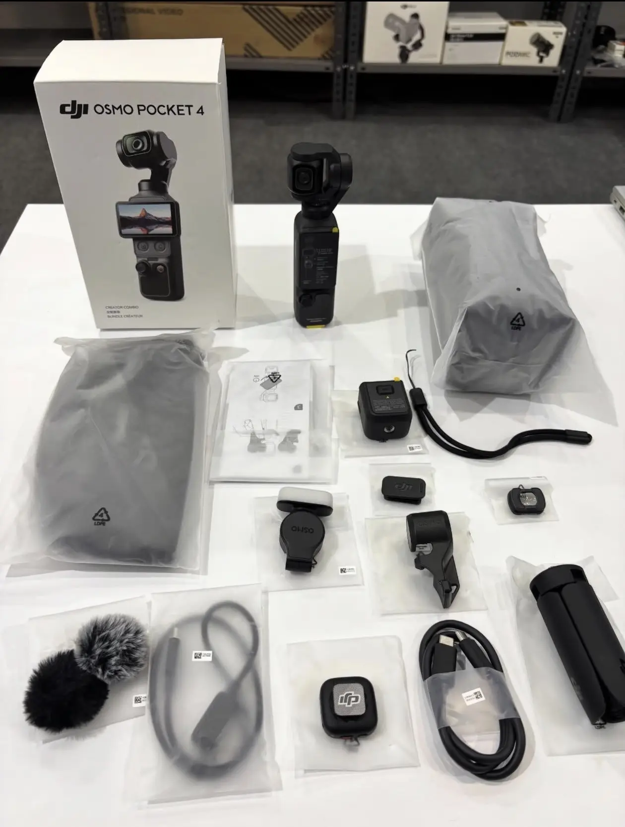 DJI Osmo Pocket 4 Creator Combo 4K with All Accessories