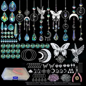 DIY Suncatchers Kit - 400 count  Suncatcher Set for Memorial Gifts,  Decor &  Crafts (Create Your Own Rainbow Window Art)