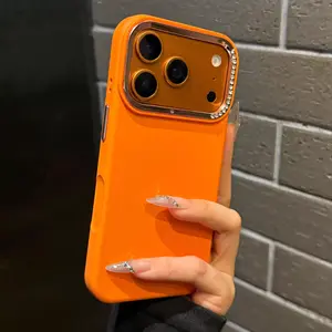 Rhinestone Silicone Phone Case for iPhone 17/16/15/14/13/12/11 pro Max - Soft Comfortable Design Compatible with Multiple Models