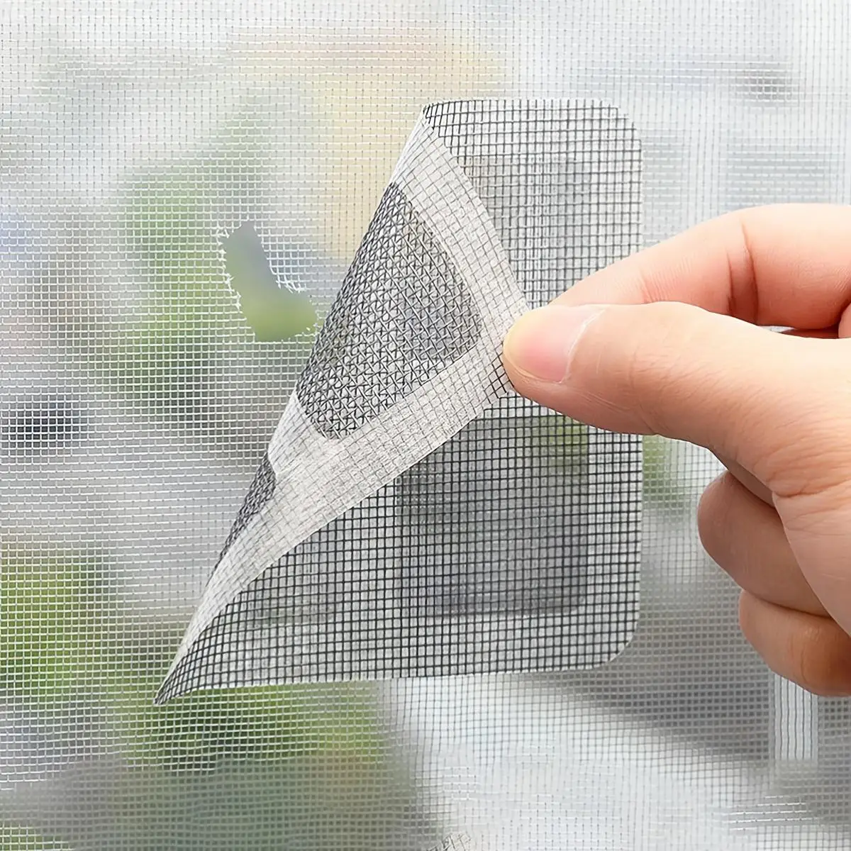 Window Screen Repair Tape, 6pcs Self-adhesive Screen Repair Patch Tape for Covering up Door and Window Holes, Window Screen Repair Kit, Home Accessori