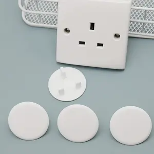 6 Pack Plastic Socket Covers, Child Safety Electrical Outlet Plugs Protectors, Home Use Electrical Protection Shields