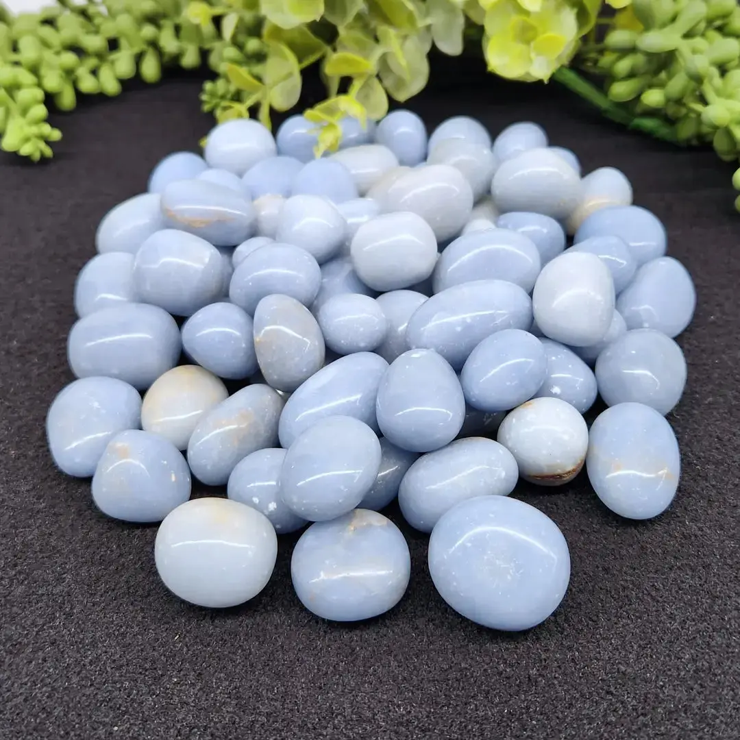 Angelite Polished Tumbles crystals