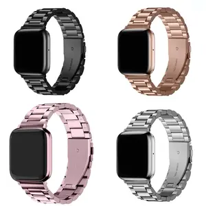 1PC Sanzhu metal stainless steel Adjustable watchband, compatible with  for Apple Watch 38/40/41/42/44/45/46/49mm, suitable for Apple Watch Series Ultra/SE/10/9/8/7/6/5/4/3/2/1, unisex metal stainless steel smartwatch band (only includes the band,