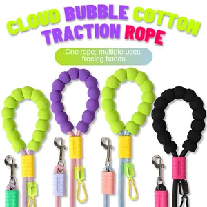 SmartWell Hands Free Dog Leash Comfortable Bubble Grip For Walking And Running Collars
