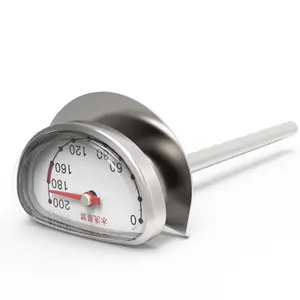 Oil thermometer for frying, commercial probe-type baking thermometer, high-precision kitchen high-temperature oil measuring instrument