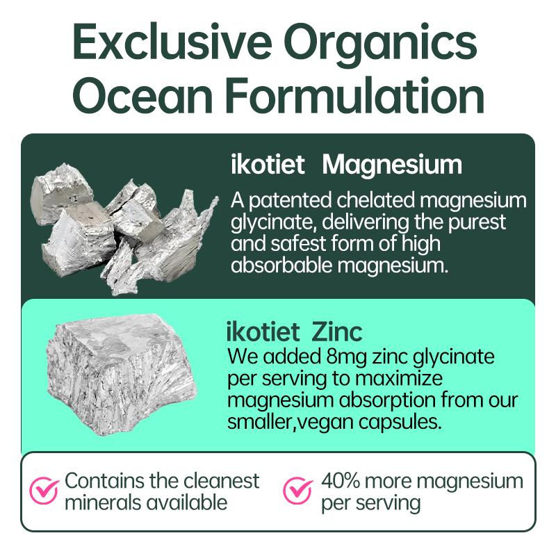 Magnesium Complex 1000mg with Zinc for Muscle Soothing and Sound Sleep 18 Essential Ingredients 60 Capsules