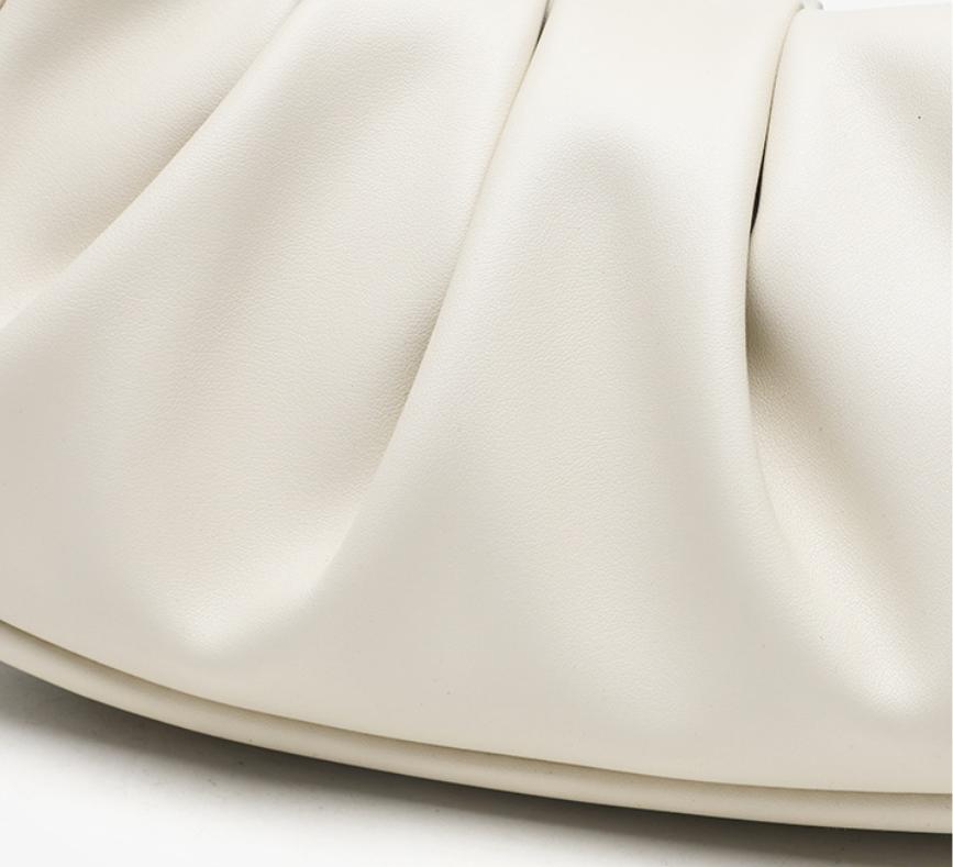 Women's Mini Ruched Evening Tote Bag, Faux Leather/Metallic Crocodile Print Handbag with Wooden/Leather Handle, Multiple Colors Shoulder Clutch