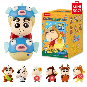 MINISO Crayon Shin-chan Cute Animal Series Figurine Blind Box Adorable Anime Character Ideal Birthday Gift Desk Decor & Daily Surprises Merchandise