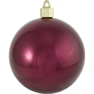 4.75" (120mm) Commercial Shatterproof Ball Ornament - Merlot